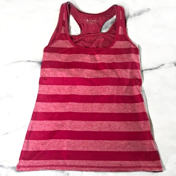Soybu Pink Built In Shelf Bra Athletic Tank Top - Picture 1 of 8